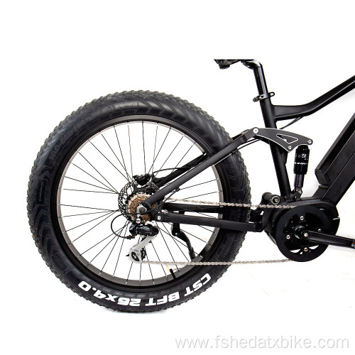 electric mountain bike with premium braking system